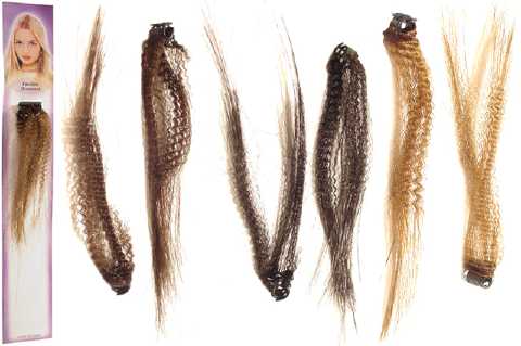 Natural Colors Synthetic Hair on Mini Claw HH1734