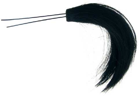 Black Synthetic Hair Pin HH2563