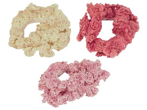 Assorted Color Crochet Look Scrungies HS1002