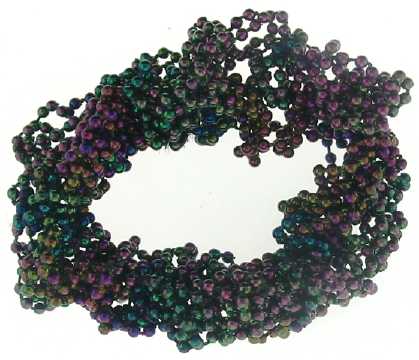 Aurora Borealis Finish Beaded Scrungies HS1832