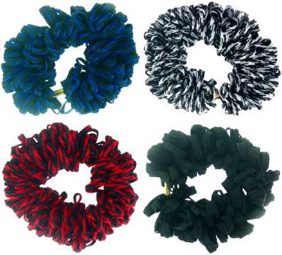 Assorted Crochet Look Scrungies HS30934