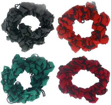 Assorted Color Cotton Scrungies HS330