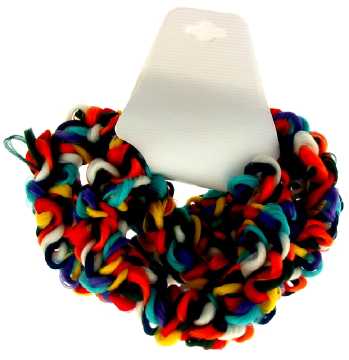 Multicolor Braided Scrungies HS49776