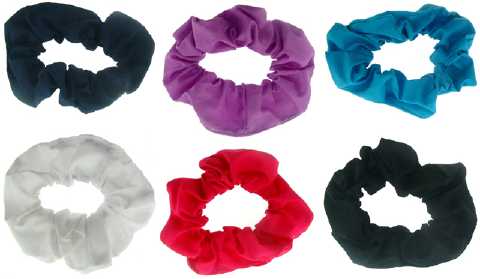 Assorted Color Cotton Scrungies HS522