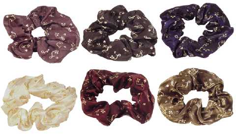 Assorted Floral Pattern Scrungies HS907