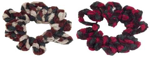 Assorted Color Crochet Look Scrungies HS972