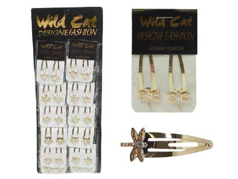 Assorted Color Enamel Dragonfly Snap Clip HSC885