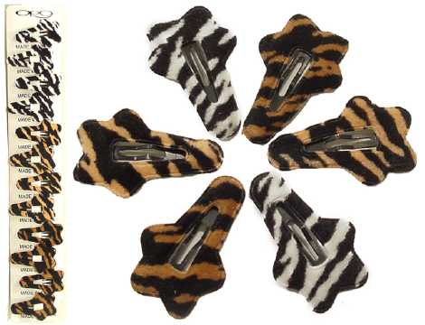 Animal Print Snap Clip HSC90H