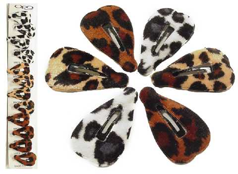 Animal Print Snap Clip HSC91