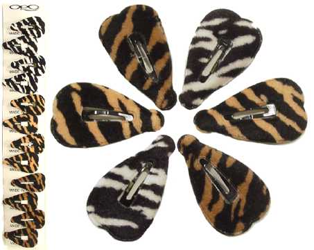 Animal Print Snap Clip HSC91E