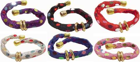 Assorted Color Sequined Hair Tie HT2119