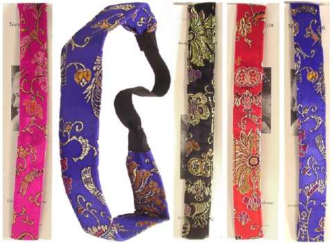 Oriental Brocade Hair Wrap HW2668