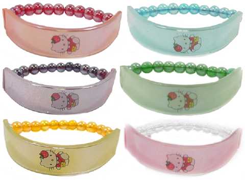 Children's Beaded Kitty Bracelets KB1088