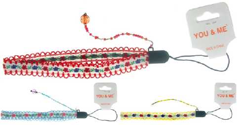Woven Cord Bracelet Key Chain KC2737