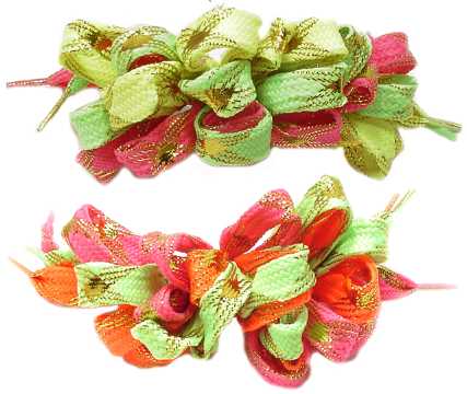 Children's Neon Shoestring Barrette KH48