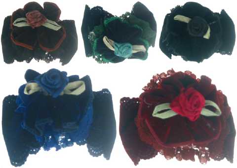 Children's Fabric Rose Barrette KH68049