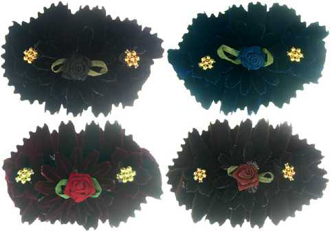 Boutique Style Fabric Barrette KH68123