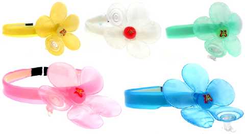 Kids Inflatable Flower Head Band KHBK444