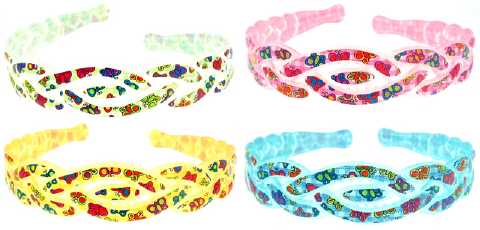 Kids Butterfly Print Headband KHBK59926