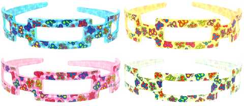 Kids Butterfly Print Headband KHBK59928