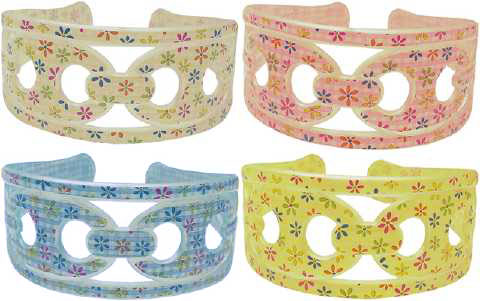 Kids Wide Floral Print Headband KHBK59932