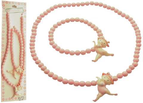 Children's Ballerina Necklace/Bracelet Set KNB6934D