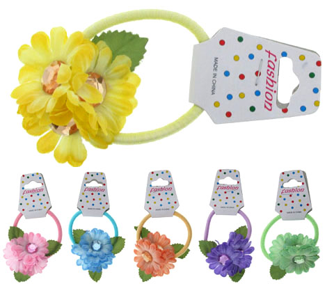 Bright Fabric Flower Ponyos KP2515