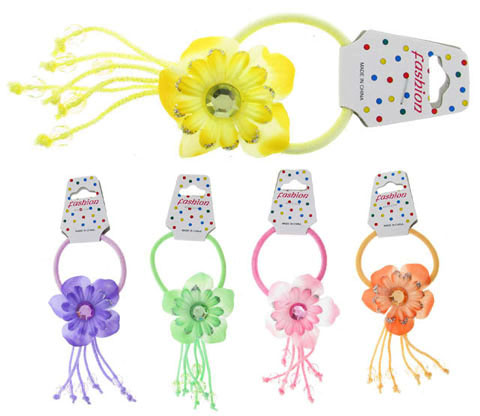 Bright Fabric Flower Ponyos KP2516