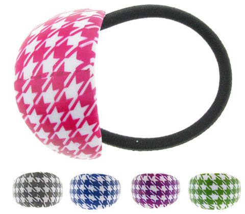 Children's Houndstooth Print Ponyos KP2646