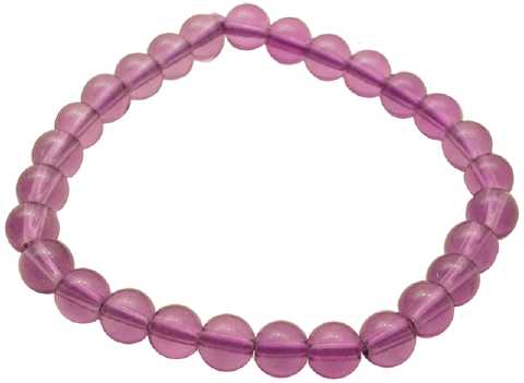 Amethyst Look Power Bead Bracelet PB10