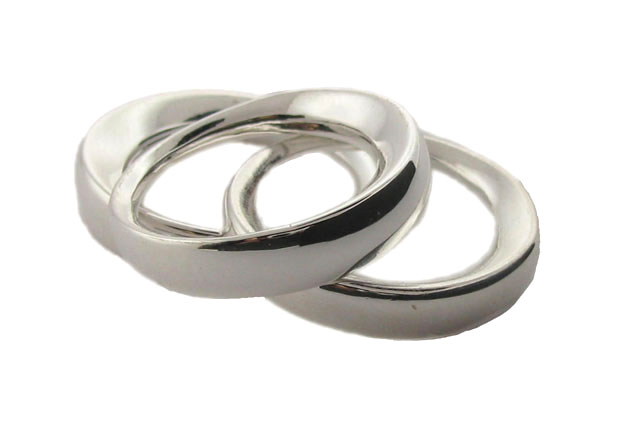 Silvertone Triple Ring R19310A