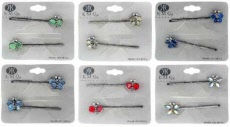 Gunmetal Tone Butterfly Bobby Pins (BP60923A)