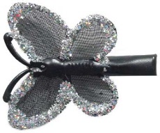 Glittery Mesh Butterfly Hair Clip 6HB2348