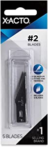 X Acto X202 5 Pack No. 2 Large Fine Point Blade