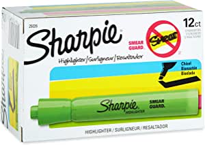 SHARPIE Tank Style Highlighters, Chisel Tip