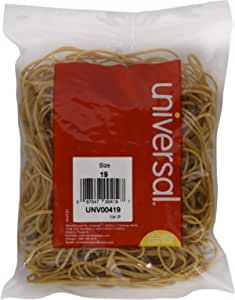 Universal 00419 19-Size Rubber Bands (335 Per Pack), Beige