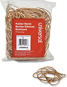 Universal 00416 16-Size Rubber Bands (475 Per Pack)