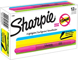 Sharpie Pocket Style Highlighters, Fluorescent Pink