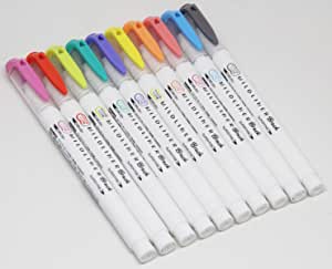 Zebra Pen Zebra Brush DBL END ASST Color, Assorted Refresh a