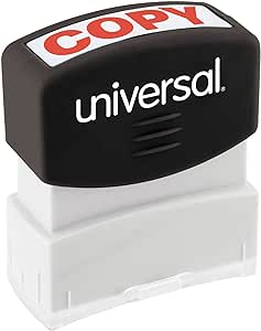 Universal 10048 Message Stamp, COPY, Pre-Inked One-Color