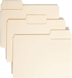 Smead SuperTab File Folder, Oversized 1/3-Cut Tab