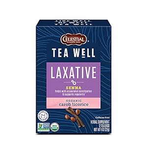 Teawell Organic Laxative Wellness Tea, 12Count