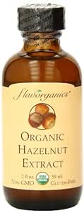 Flavorganics Organic Extract, Hazelnut, 2 Ounce