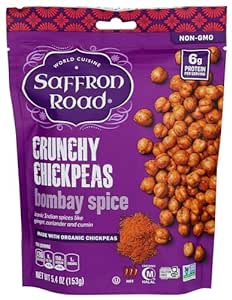 Saffron Road Bombay Spice Crunchy Chickpea Snack, 6oz