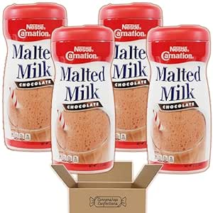 Carnation Malted Milk 4 Canister Bulk Pack - Chocolate