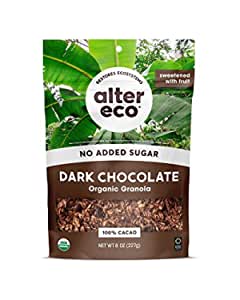 Alter Eco Dark Chocolate Granola, Healthy, Organic Breakfast