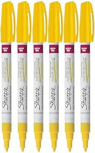 Sharpie Oil-Based Paint Marker, Medium Point, Yellow Ink