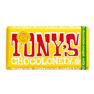 Tony's Chocolonely 32% Milk Chocolate Bar with Honey Almond