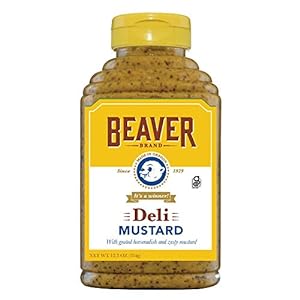 Beaver Deli Mustard, 12.5 Ounce Squeeze Bottle