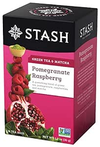 Stash Tea Pomegranate Raspberry & Matcha Green Tea - Caf